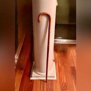 Elegant Antique Chinese Wooden Walking Cane